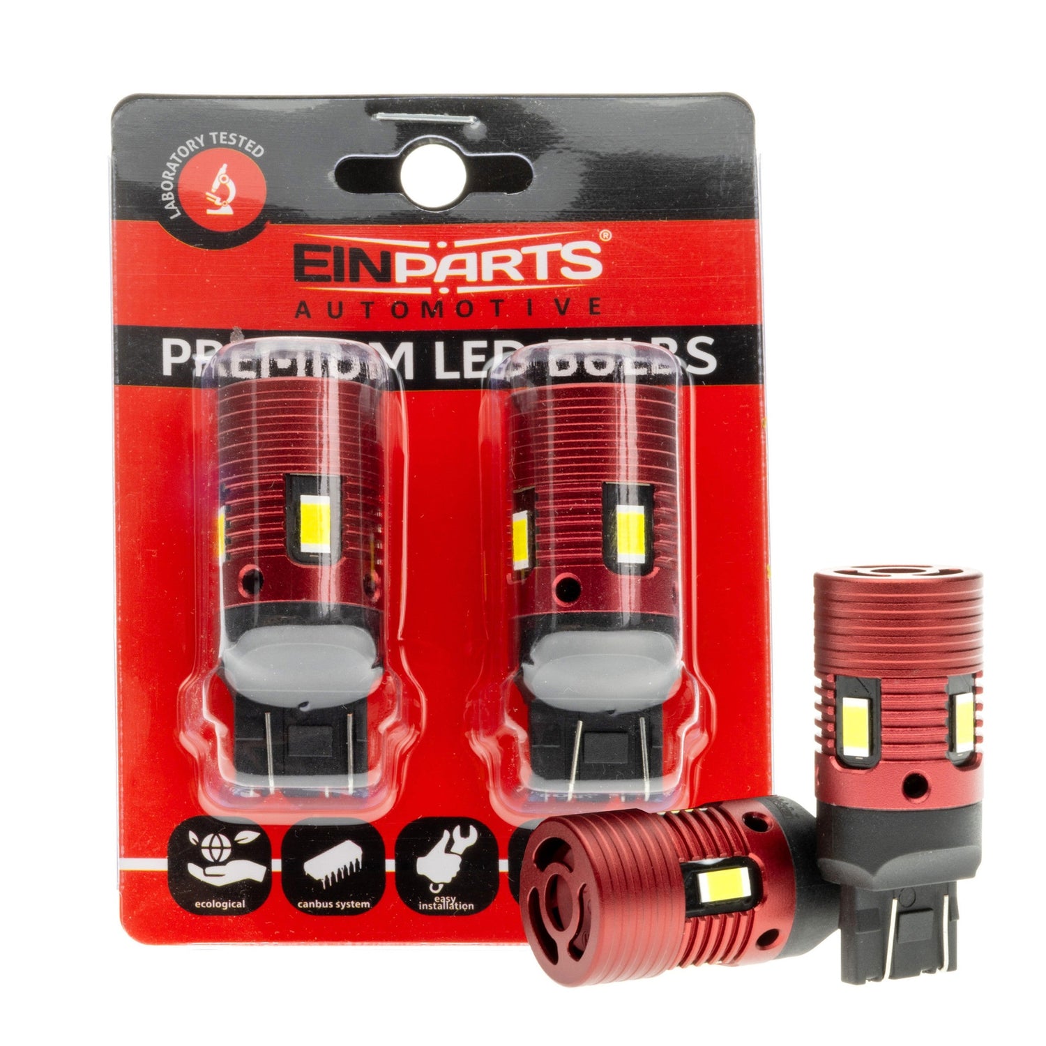 T20 7443 W21/5W LED-lampor till bil