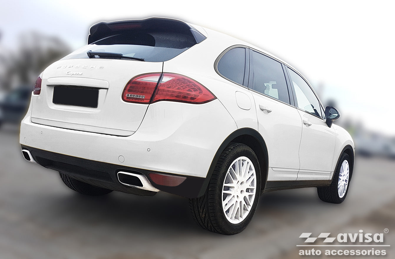 Lastskydd Porsche Cayenneii (92A) 2010–2014 – Silver satin – detaljbild 2