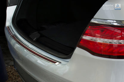 Lastskydd Mercedes Gle Coupe C292 2015–2019 – Spegelblank steel, Röd&Svart Kolfiber – detaljbild 2