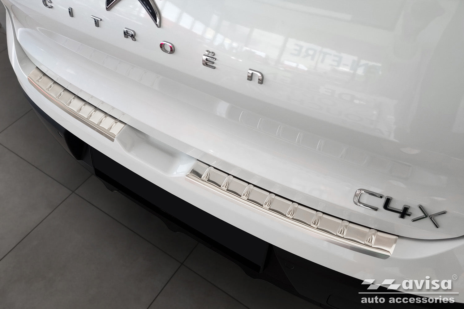 Lastskydd Citroen C4X 2023+ – Silver – detaljbild 3