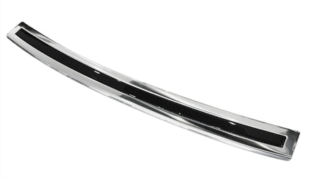Lastskydd BMW X6 II F16 2014–2019 – Spegelblank steel, Svart Kolfiber