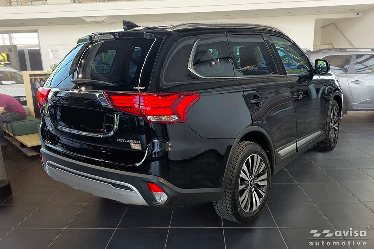 Tröskelskydd Lines Mitsubishi Outlander III Outlander III 2012–2015, facelift 2015–2017. facelift 2017–2022/ PHEV 2014–2015… – Silver satin – detaljbild 3