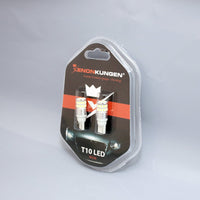 produktbillede fra forsiden viser 10 – Pack T10 – W5W 34SMD LED 6000K – 12V – Xenon King