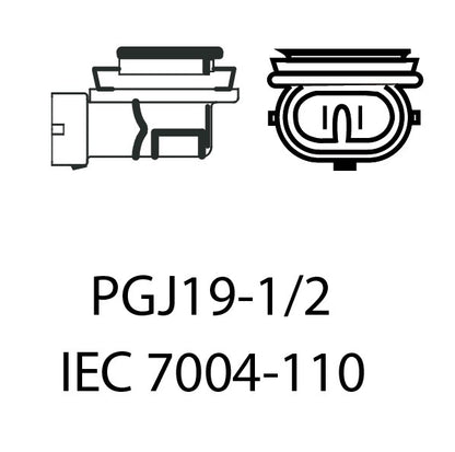LED-lampa för bil – H11 – PGJ19–2 – 6000K – 30 LED – SMD 3020 – 2-pack