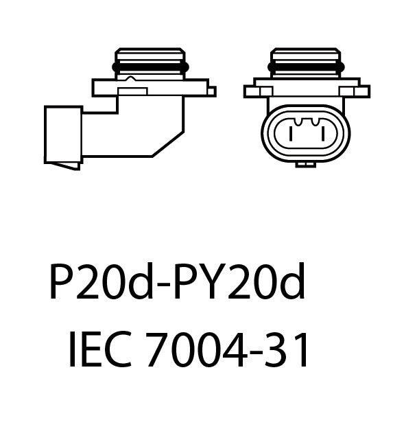 LED-lampa för bil – HB3 – P20ds – 6000K – 30 LED – SMD 3020 – 2-pack
