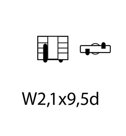LED-lampa för bil – OSRAM – W5W – W2,1x9,5d – 6000K – 3 LED