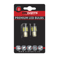 LED-lampa för bil – P21/5W – BAY15d – 6000K – 21 LED – SMD 7020 – 2-pack
