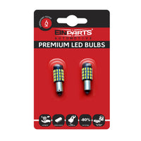 LED-lampa för bil – H21W – BAY9s – 6000K – 54 LED – SMD 3014 – 2-pack
