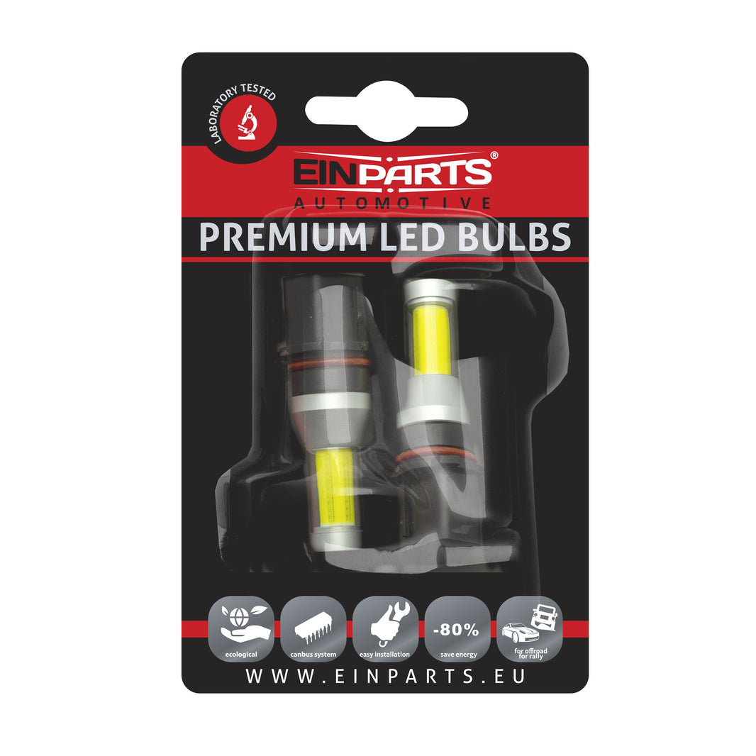 LED-lampa för bil – P13W – PG18.5D-3 – 6000K – 1 LED – COB – 2-pack