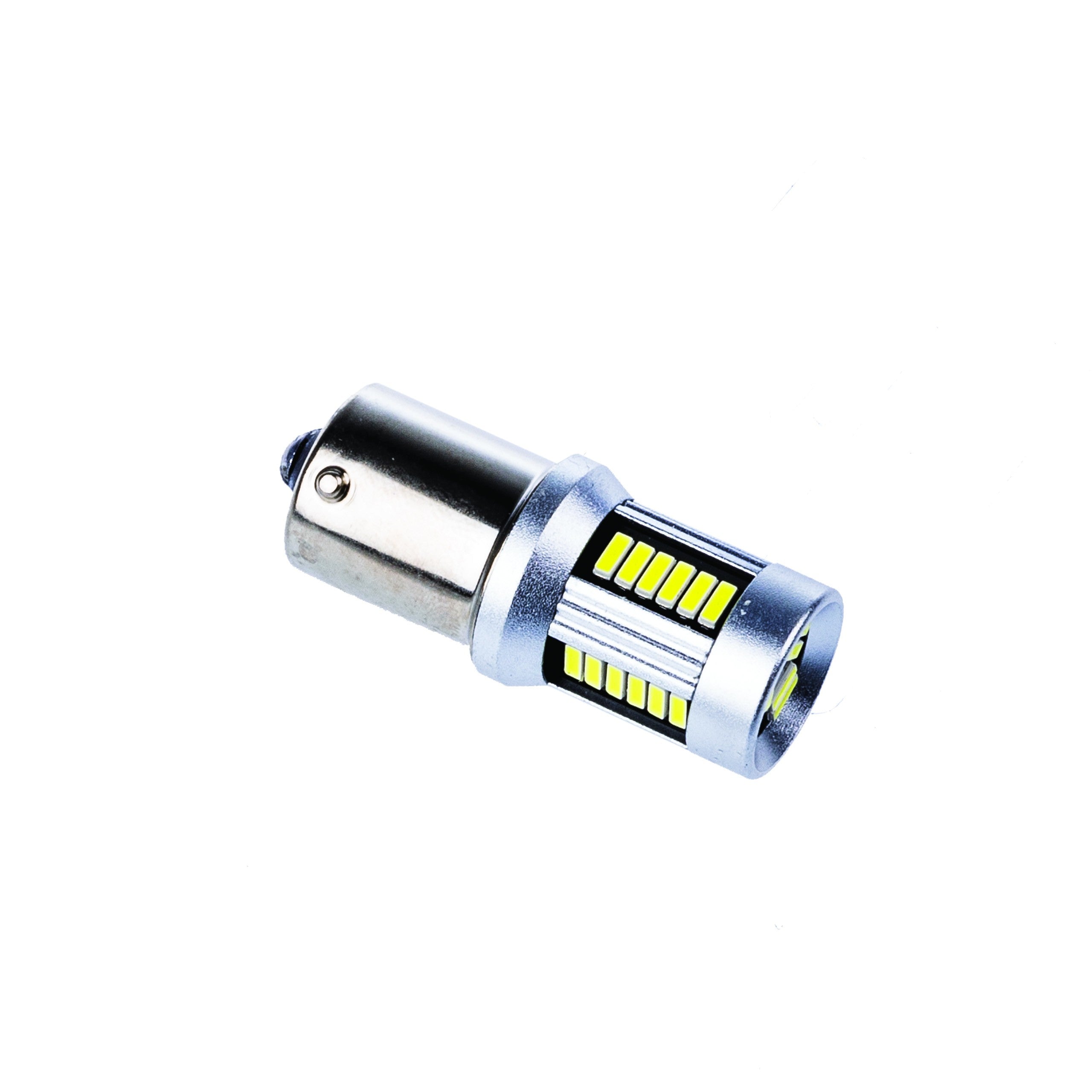 LED-lampa för bil – P21W – BA15S – 6000K – 30 LED – SMD 4014 – 2-pack