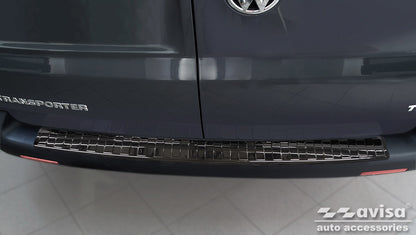 Lastskydd Volkswagen Transporter T5 Multivan, Caravelle 2003–2012; facelift 2012–2015 (fits to the two bak dörrar and… – Spegelblank svart – detaljbild 3