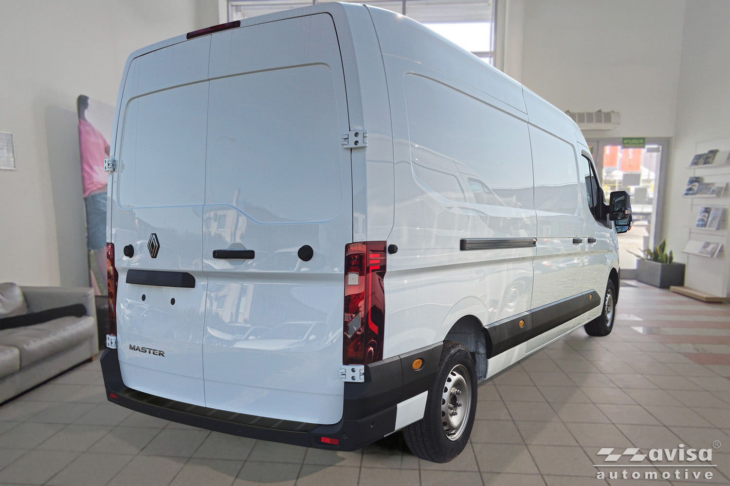 Lastskydd Black Mat Renault Master IV 2024+ > – Mattsvart – detaljbild 2