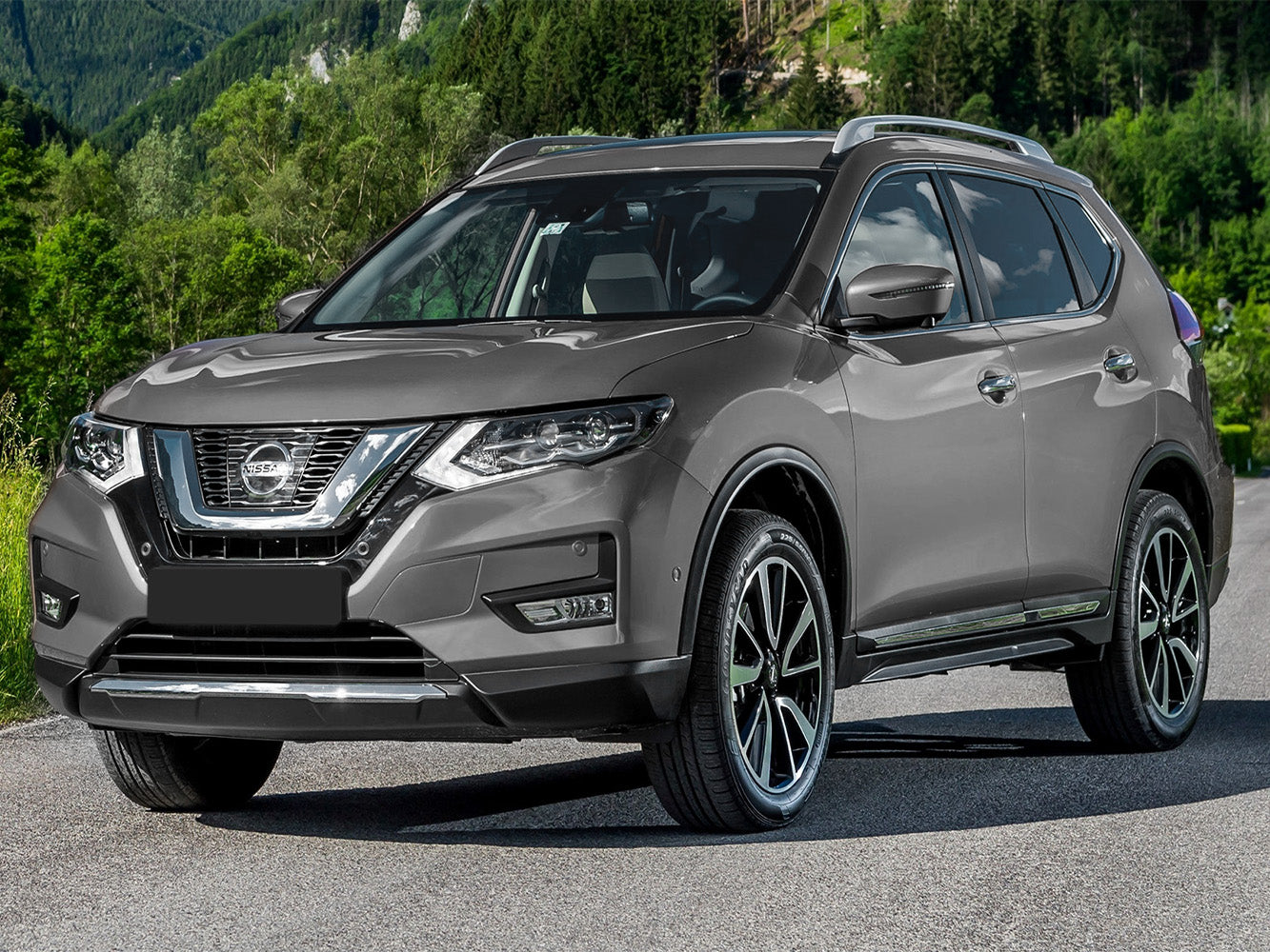 Lastskydd Nissan X-Trail III (T32) facelift 2017–2021 – Svart (2/45139) – detaljbild 3