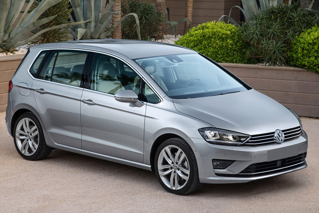 Lastskydd Volkswagen Golf Sportsvan 2014–2017, facelift 2017+ – Svart (2/45031) – detaljbild 3