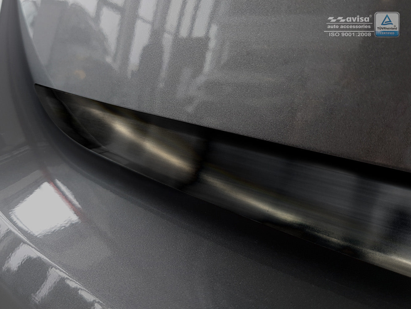 Bakluckelist Nissan Leaf II (2E1) 2017–2021, facelift 2021+ – Svart – detaljbild 2
