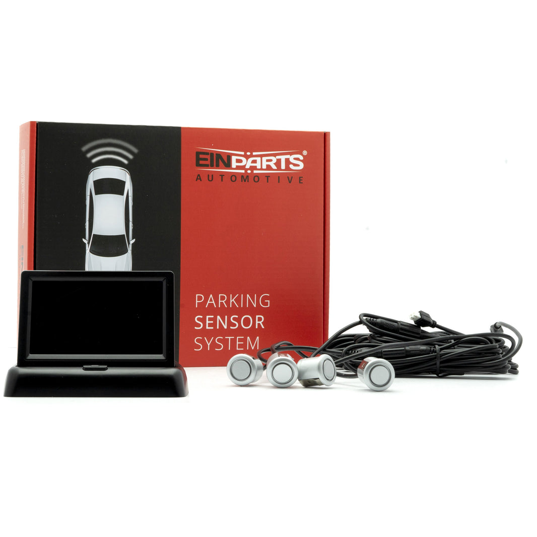 Parkeringssystem med kamera – Silver – 9V - 16V – ultraljudssensor