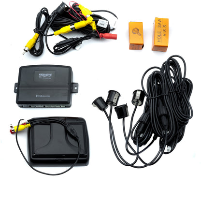 Parkeringssystem med kamera – Svart – 9V - 16V – ultraljudssensor