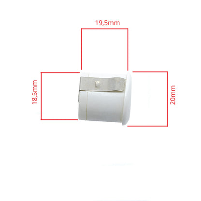 Parkeringssensor med display – Vit – ultraljudssensor – 4 sensorer – 4x 2,5 m