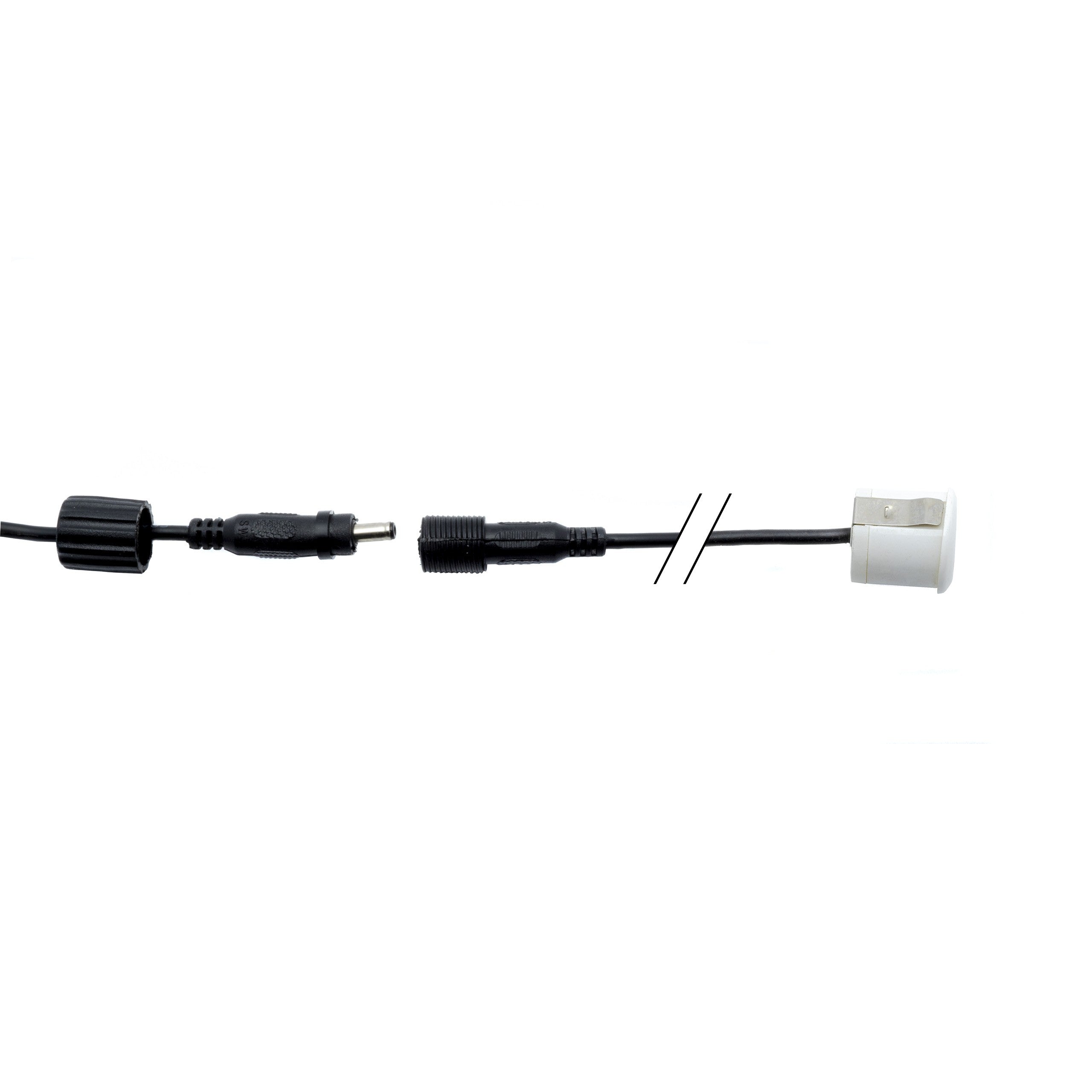 Parkeringssensor med display – Vit – ultraljudssensor – 4 sensorer – 4x 2,5 m