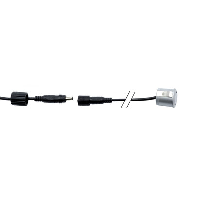 Parkeringssensor med display – Silver – ultraljudssensor – 4 sensorer – 4x 2,5 m