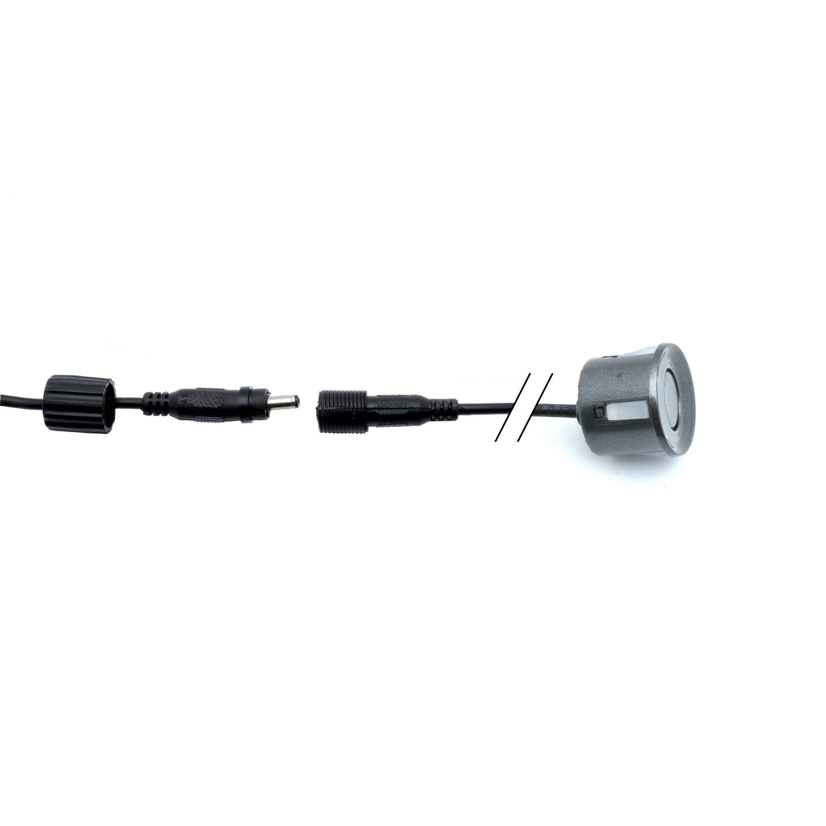 Parkeringssensor med display – Antracit – ultraljudssensor – 8 sensorer