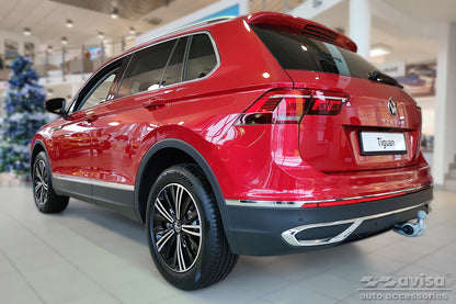 Tröskelskydd Lines Volkswagen Tiguan II 2015–2020, facelift 2020+/ eHybrid 2020–2024 m.fl. – Svart – detaljbild 3