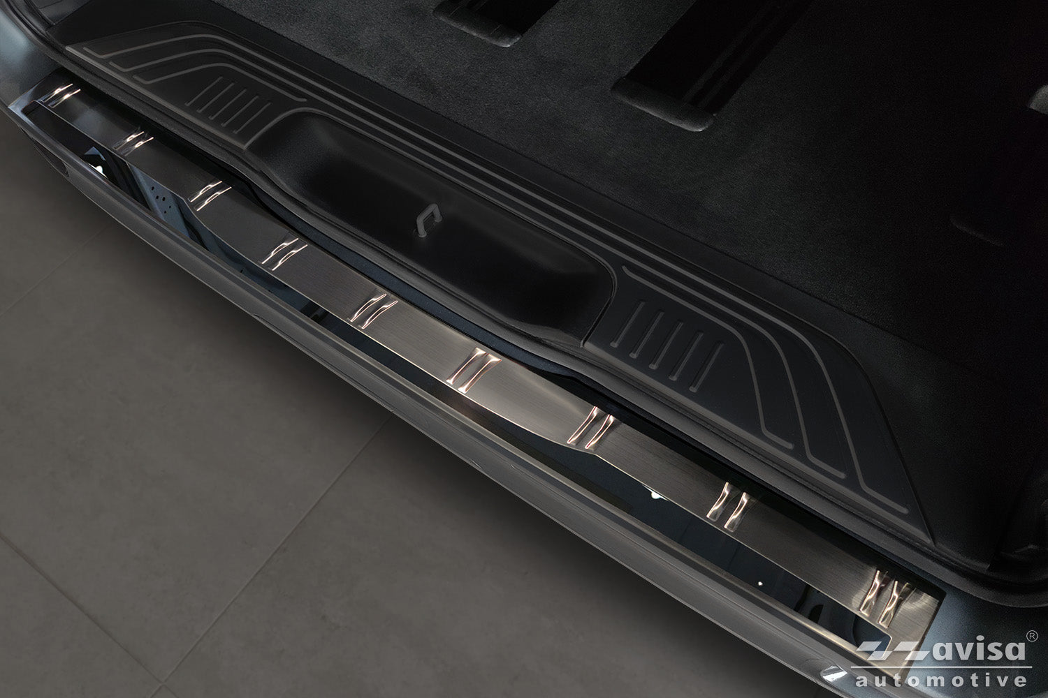 Lastskydd Shadow Premium Mercedes V Class W447/ Vito III/ Marco Polo 2014–2019, facelift 2019–2024, facelift… – Svart / Spegelblank svart – detaljbild 3