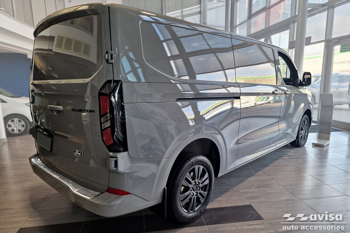 Lastskydd Ford Transit Custom II 2023+/ Ford Tourneo Custom II 2023+ ( utan sport version) Ford E-Transit Custom II, Ford… – Silver satin – detaljbild 2