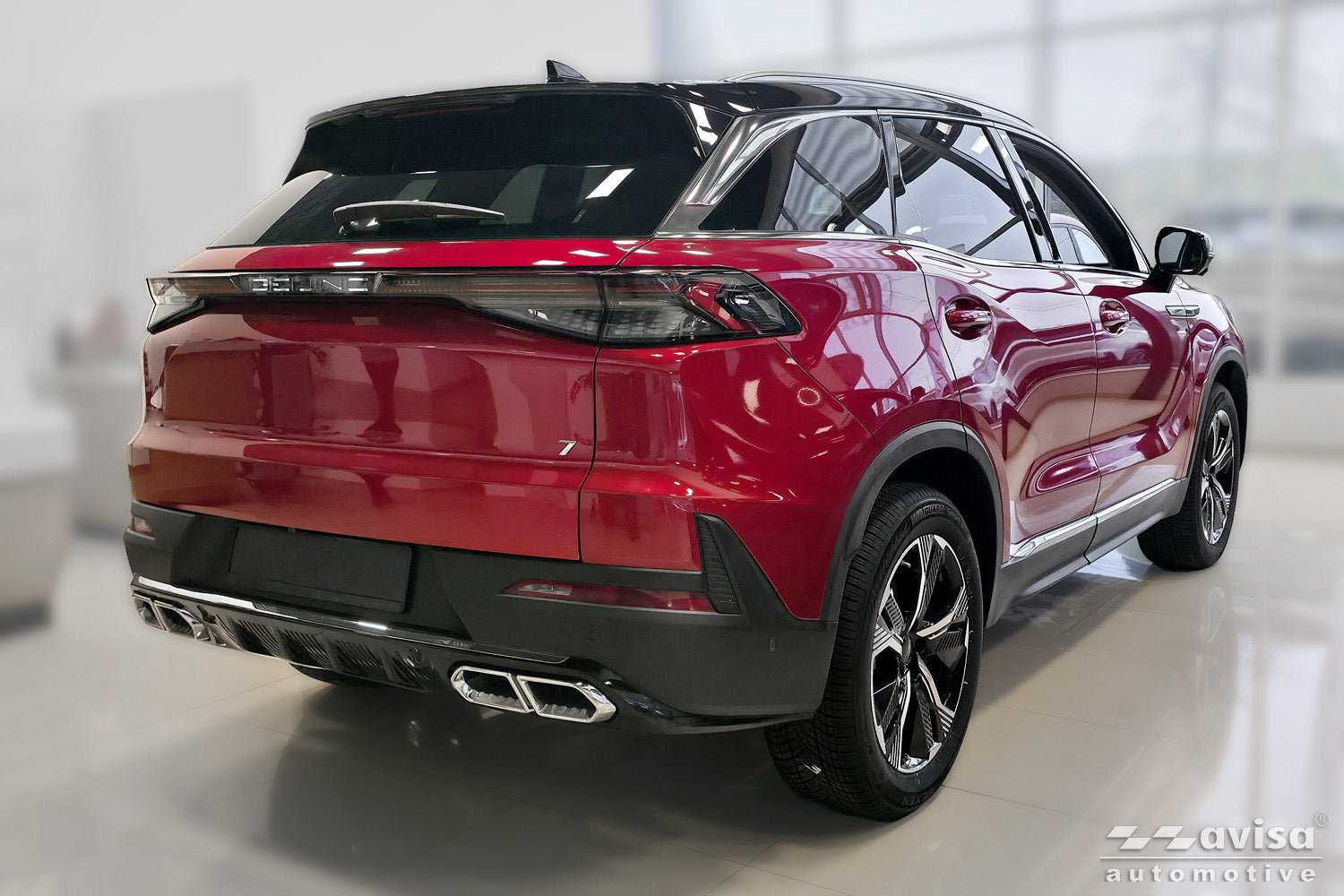 Tröskelskydd Lines Baic Beijing 7 2023+ – Silver satin – detaljbild 2