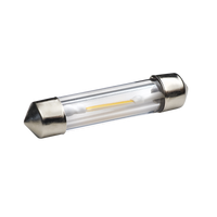 produktbillede forfra viser 41mm – C5W LED Filament – Carlevel