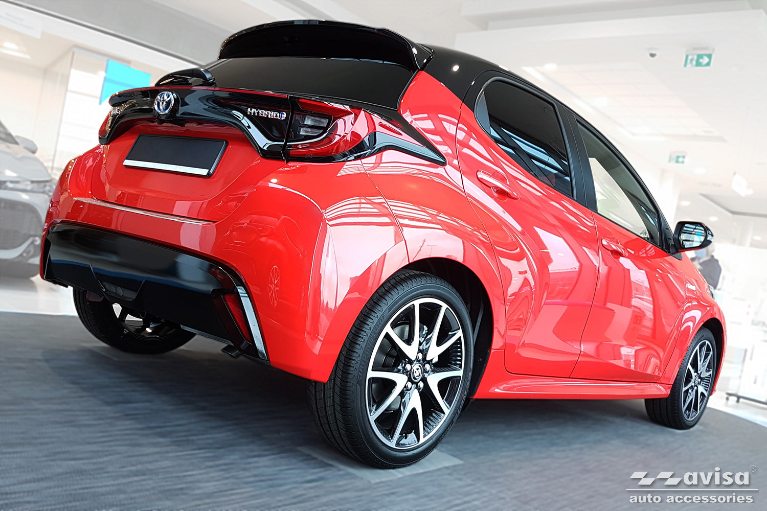Tröskelskydd Lines Toyota C-Hr II crossover 2023–2025, facelift 2025+ m.fl. – Silver satin – detaljbild 3