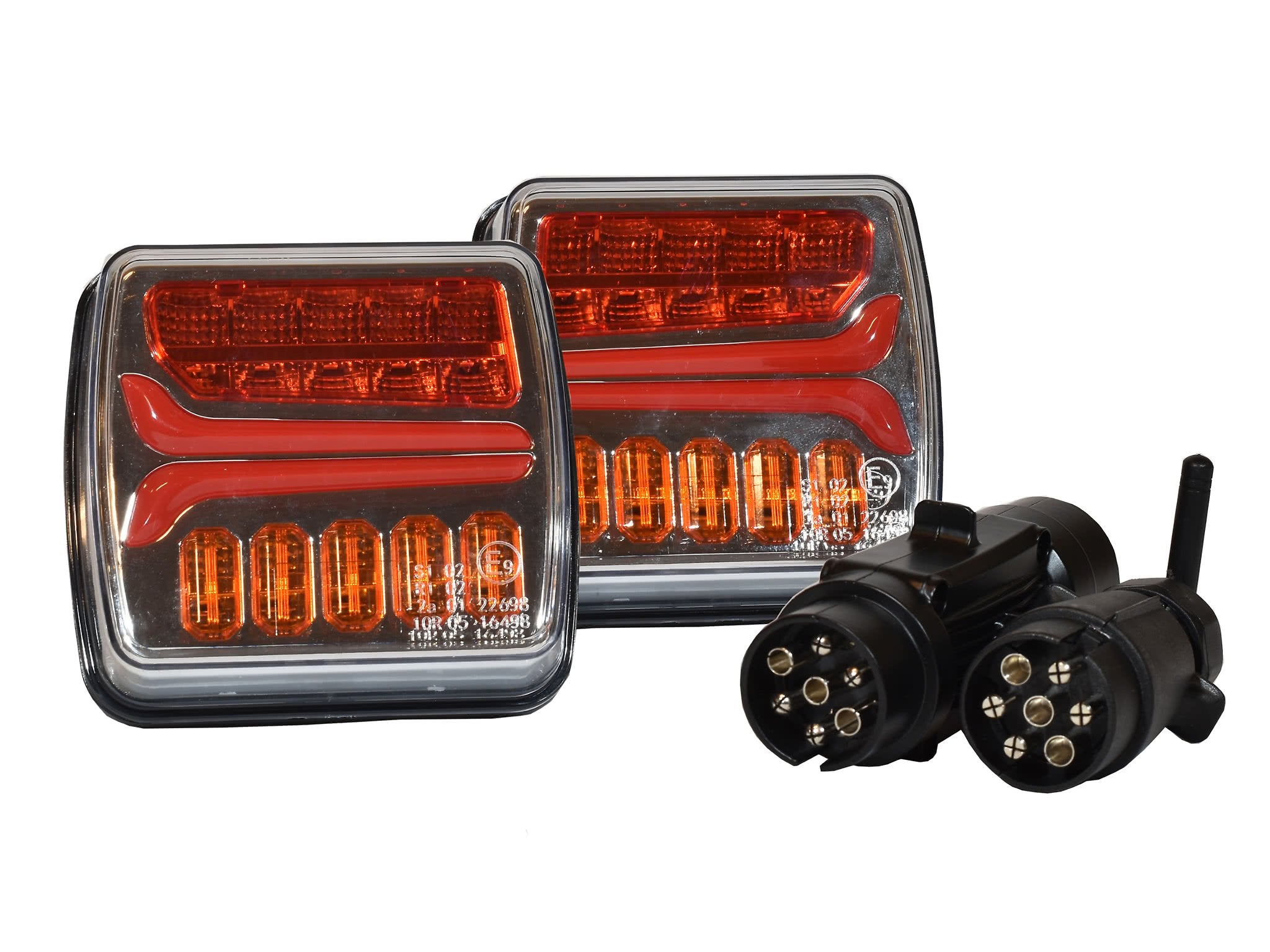 BriodLights Trådlöst trailerkit 24v – produktbild framifrån | Briodlights