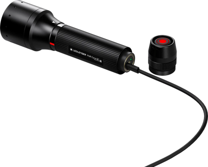 LED LENSES P6R QC Black ES – nærbillede detaljer | LED LINSER