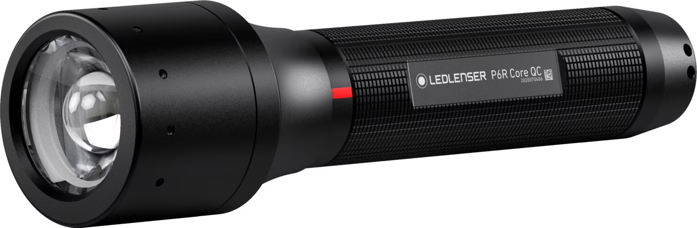 LEDLENSER P6R QC Sort ES - produktbillede forfra | LED LINSER