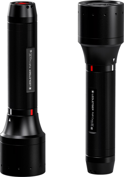 LEDLENSER P6R QC Sort ES - produkt set fra siden | LED LINSER