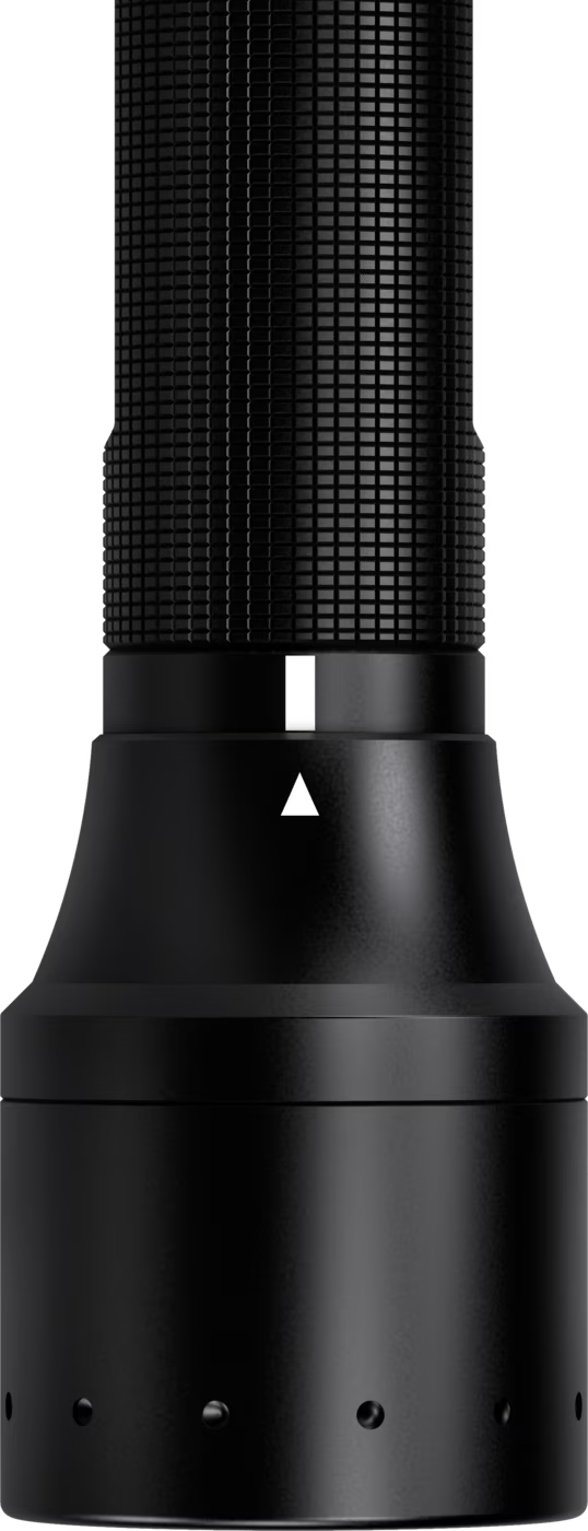 LEDLENSER P6R QC Sort ES – Dimensionsspecifikation | LED LINSER
