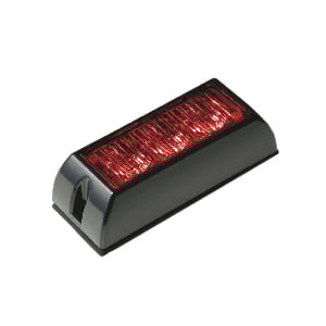 Blixtljus EQ 3LED R10 Röd – produktbild framifrån | Carlevel