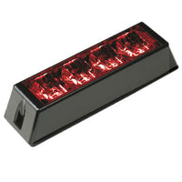 Lommelygte EQ 4LED R10 Rød - produktbillede forfra | Carlevel