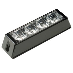 Blixtljus EQ 4LED R10 Vit – produktbild framifrån | Carlevel