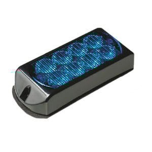 Blixtljus EQ 8LED R10 Blå – produktbild framifrån | Carlevel