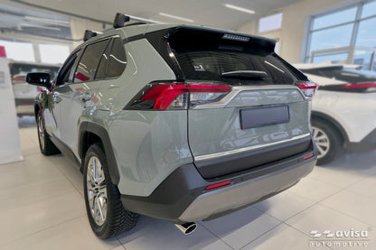Bakluckelist Toyota RAV4 V generation/ Hybrid 2018+ ( fits version PHEV GR ) – Silver satin – detaljbild 2