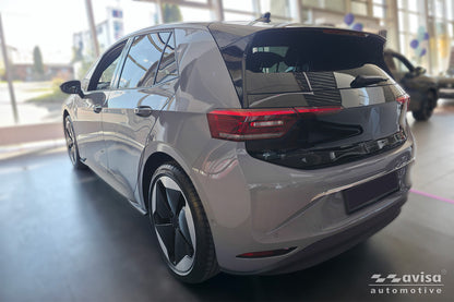 Bakluckelist Volkswagen ID 3 2019–2023, facelift 2023+ – Spegelpolerat silver – detaljbild 2