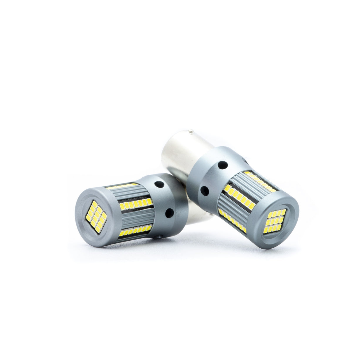 LED-lampa för bil – P21W – BA15S – 6000K – 66 LED – SMD 2016 – 2-pack