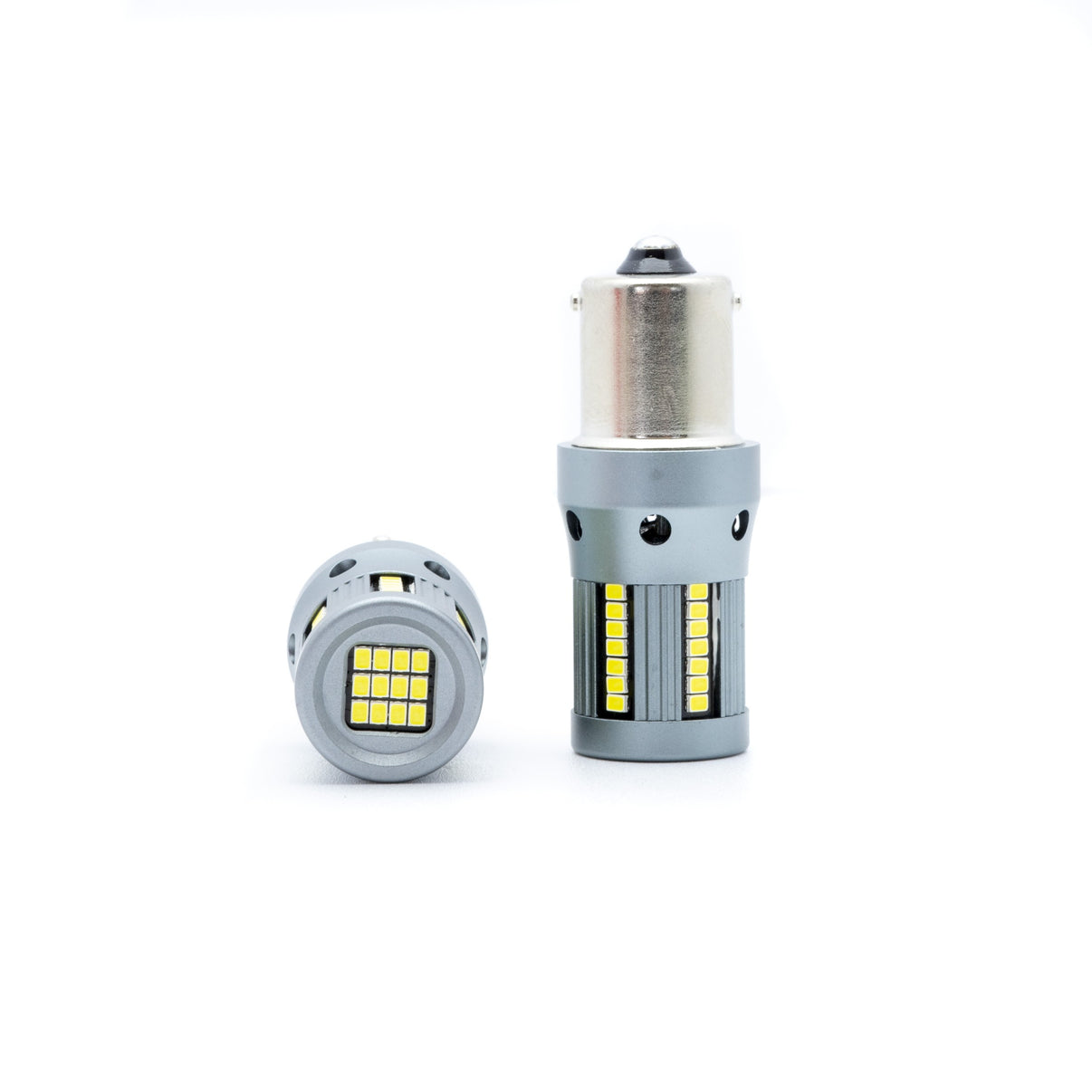 LED-lampa för bil – P21W – BA15S – 6000K – 66 LED – SMD 2016 – 2-pack