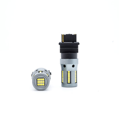 LED-lampa för bil – P27W – W2,1x9,5d,5x16q – 6000K – 66 LED – SMD 2016 – 2-pack