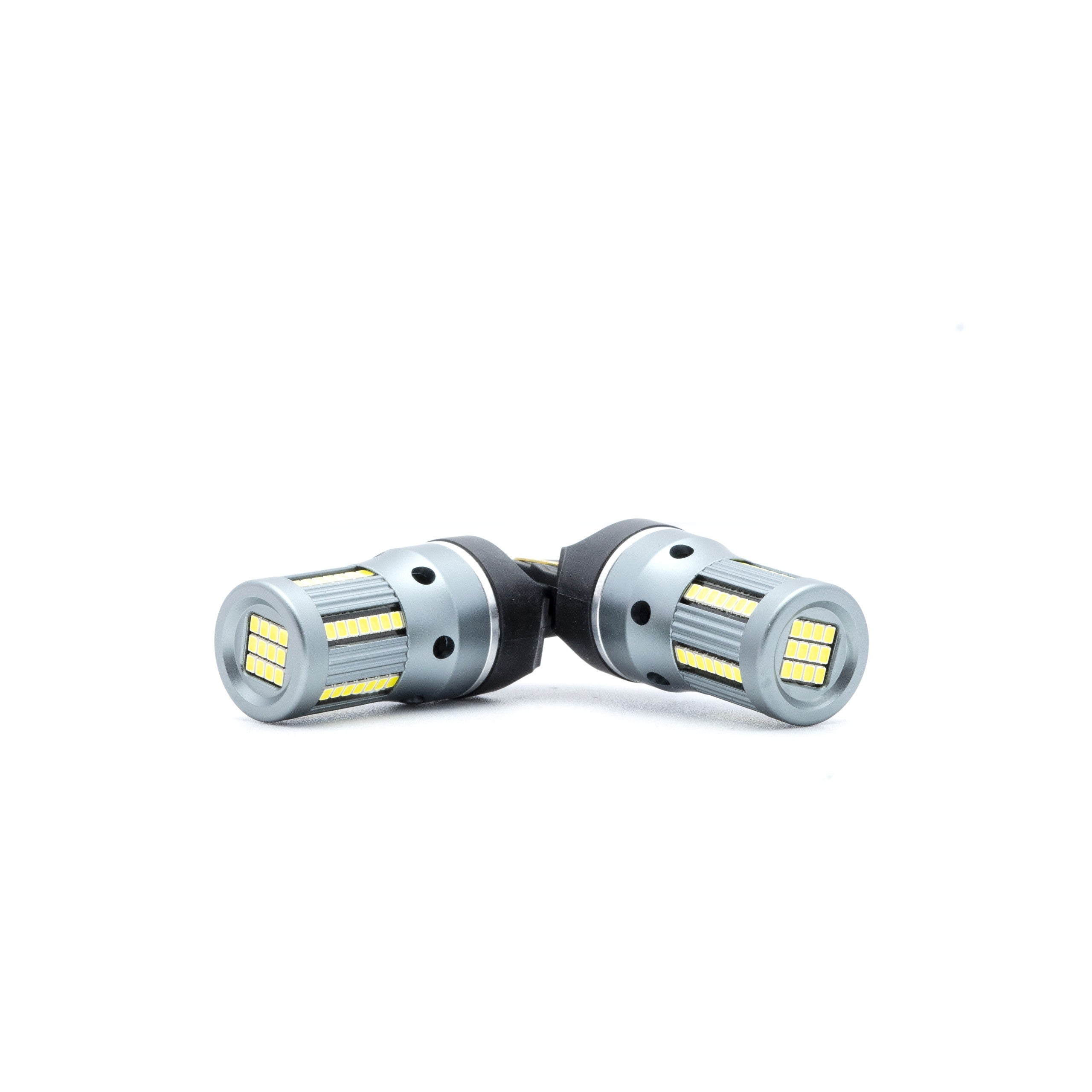 LED-lampa för bil – W21W – W3X16D – 6000K – 66 LED – SMD 2016 – 2-pack