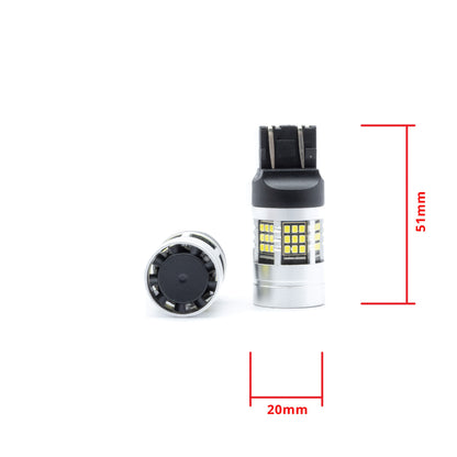 LED-lampa för bil – W2,1x9,5d1/5W – W3x16q – 6000K – 54 LED – SMD 2016 – 2-pack