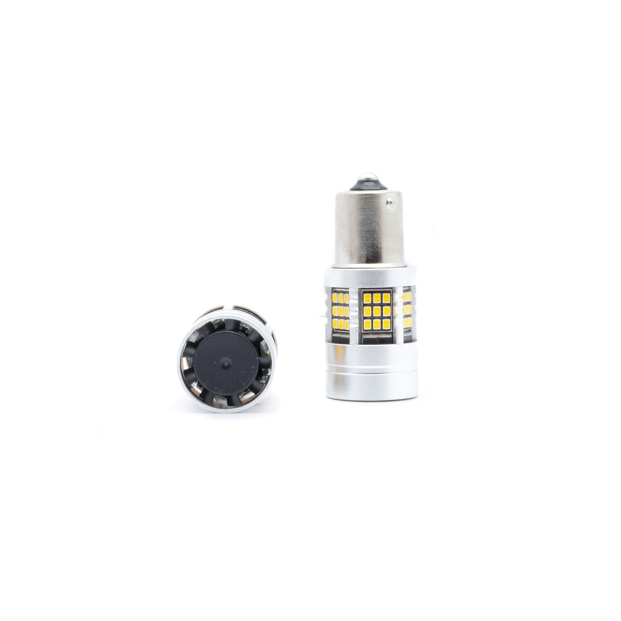 LED-lampa för bil – P21W – BA15S – 1700–1800K (Orange) – 54 LED – SMD 2016