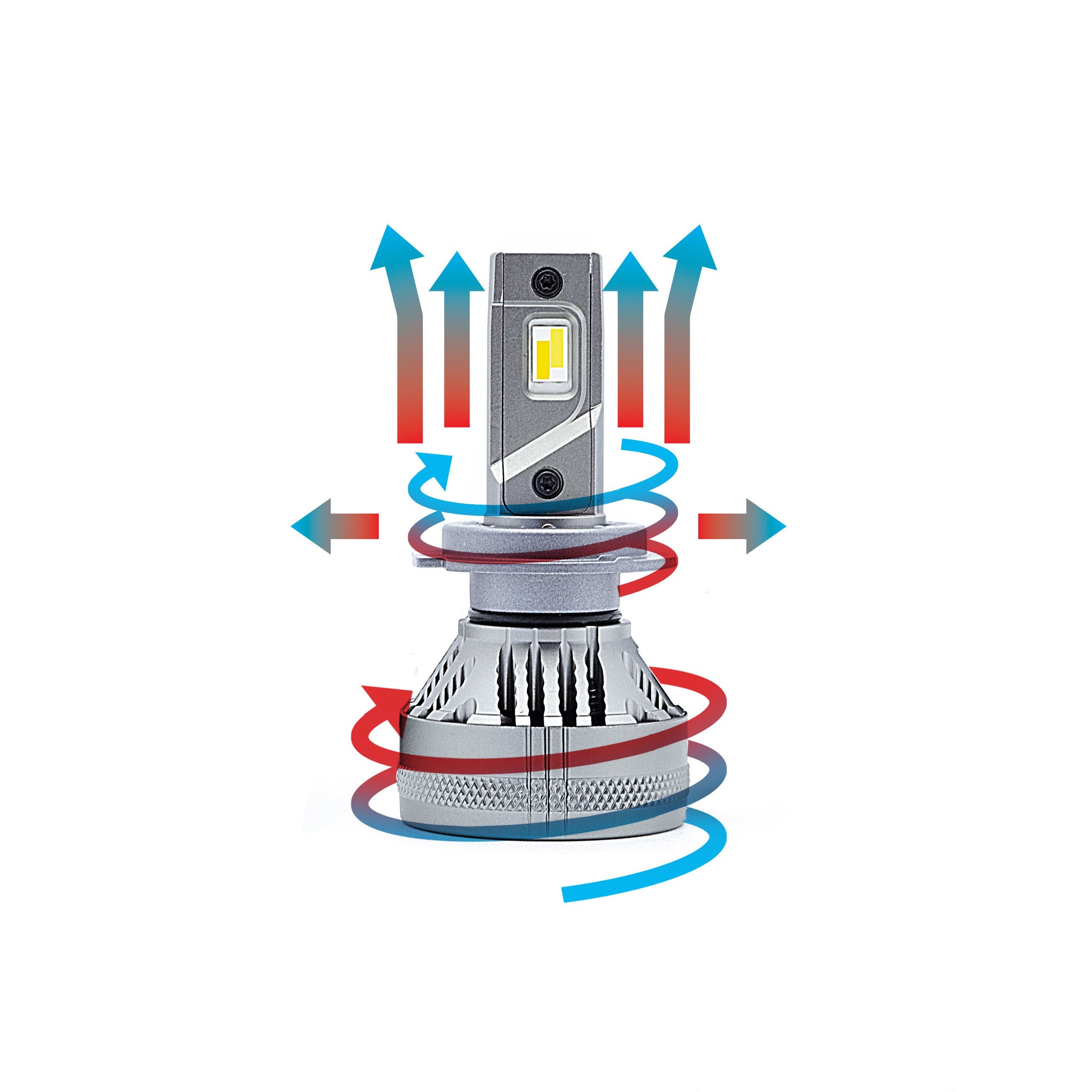 LED-konverteringssats – H7 – 3000K - 6500K (AI-styrning) – 9V - 16V – PG18.5D-1
