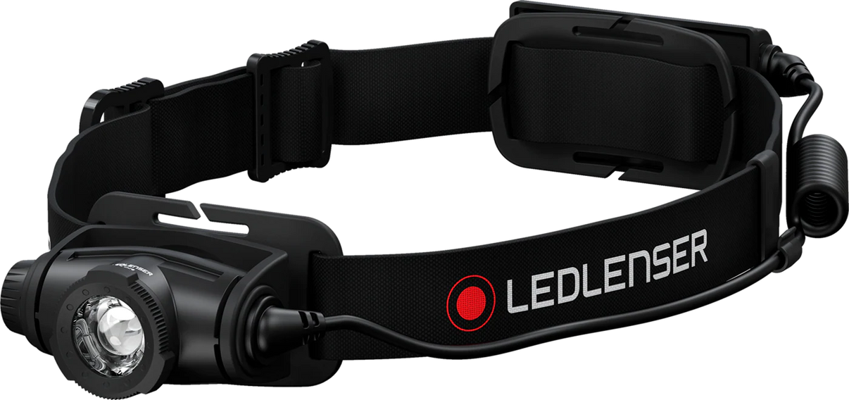 LEDLENSER H5R CORE Sort ES – produktbillede forfra | LED LINSER